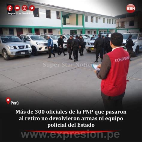 Más de 300 oficiales de la PNP que pasaron al retiro no  .